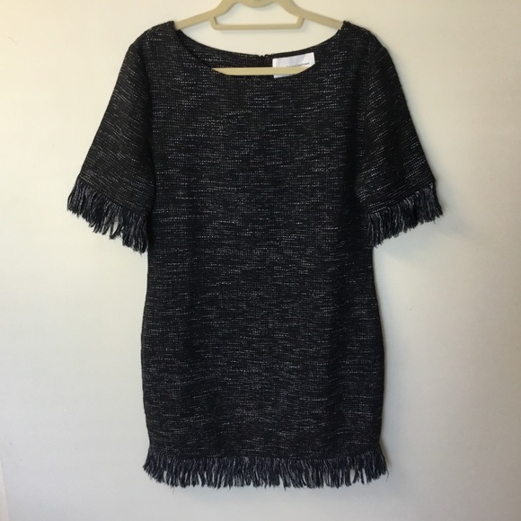 NWT Cupcakes and Cashmere Sherry Fringe Dress - S - Picture 2 of 6